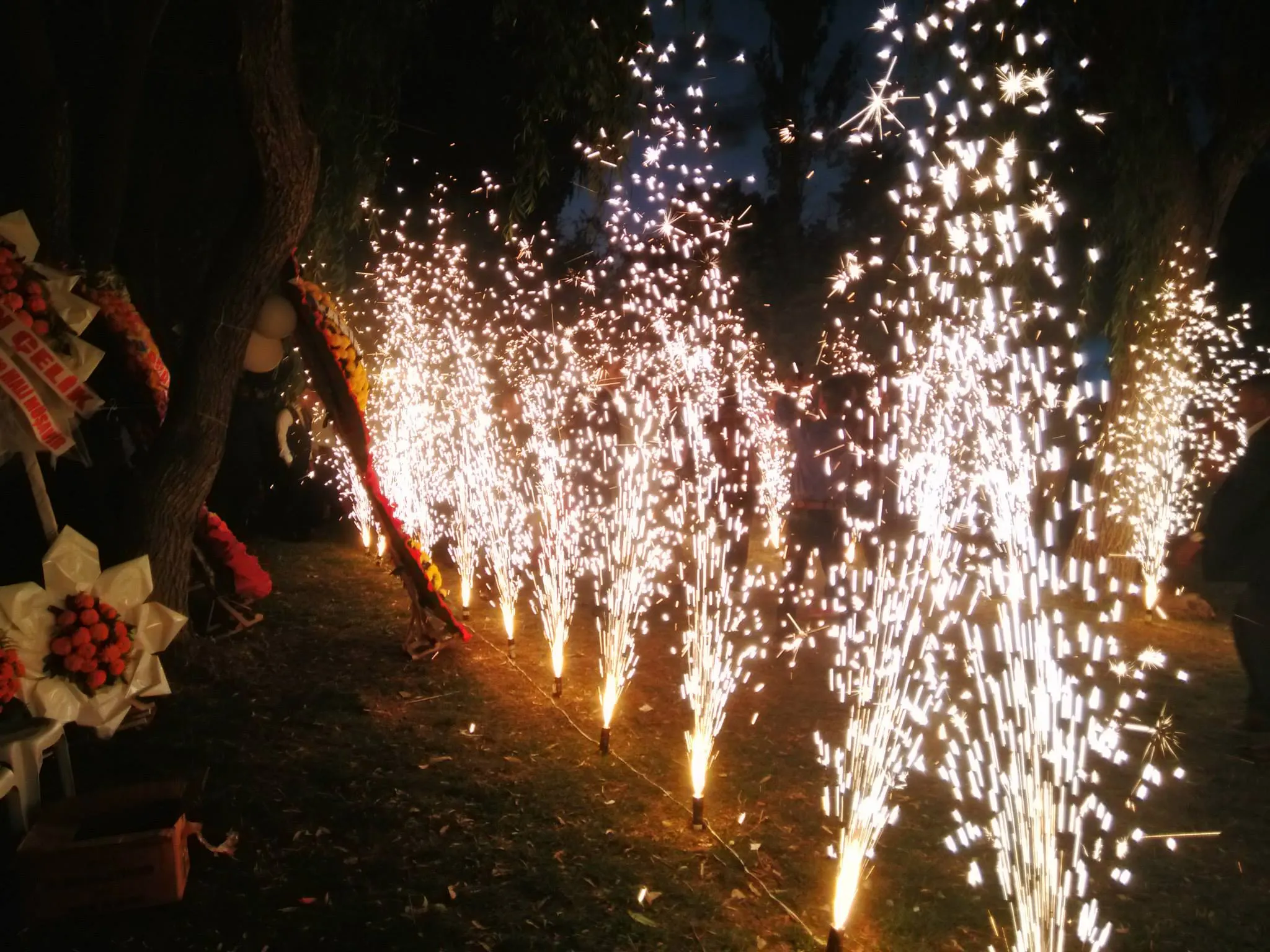 Ankara Kahramankazan çocuk doğum günü için havai fişek gösterisi