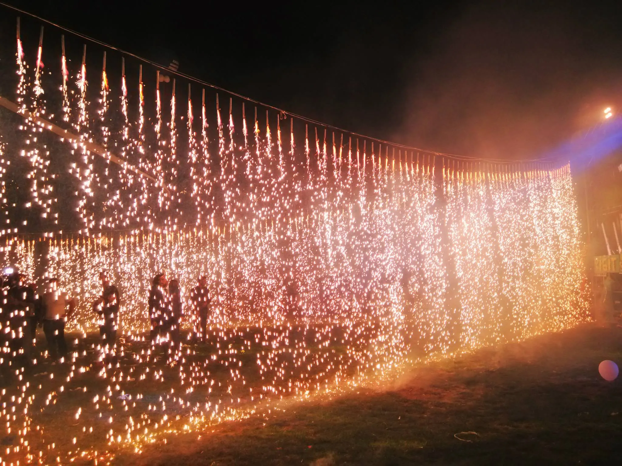 Ankara düğün ve nişan için altın perde backdrop