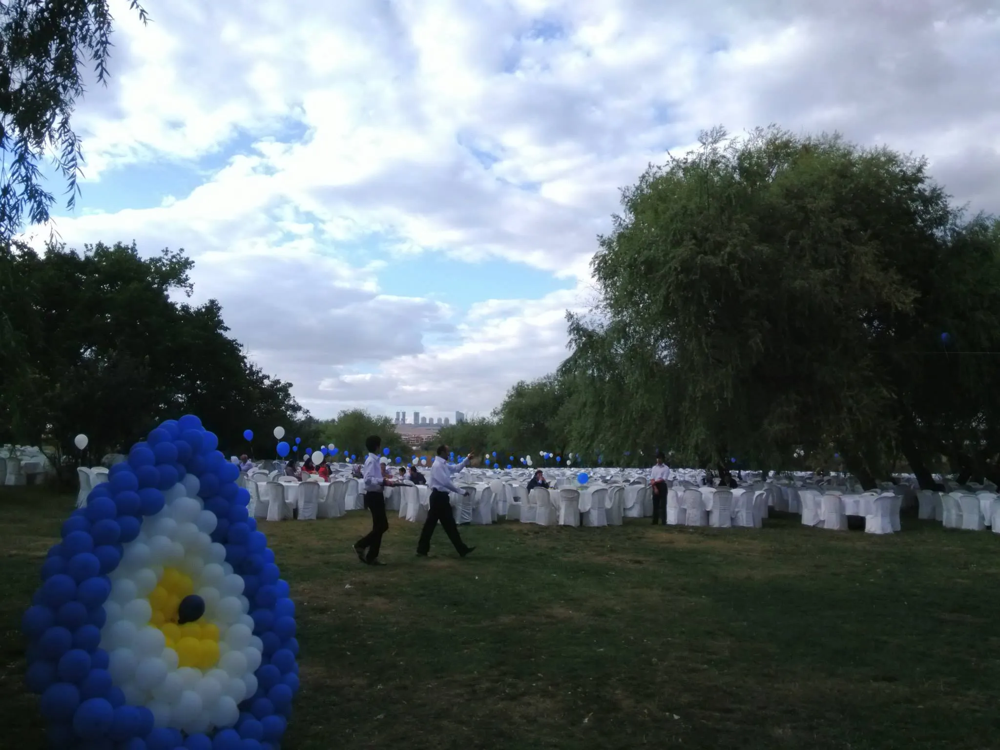 Mamak kına gecesi için altın rengi balon duvarı